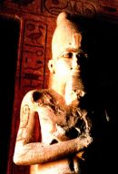 Closer View of Figures in First Hall, Abu Simbel